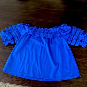 Lilly Pullitzer off the shoulder blouse sz XL.